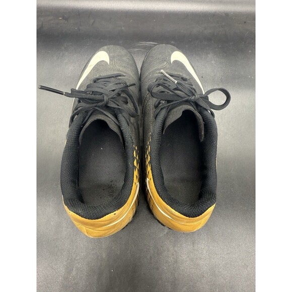 Mens Nike Bomba X Indoor Soccer Shoes 826186-077 Black Gold Mens Size 7 EUC - Picture 5 of 7